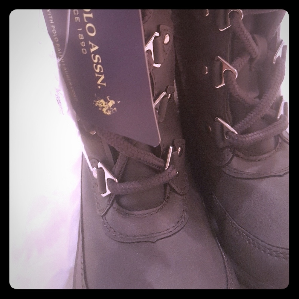 Toddler girl 7 M dark gray boots